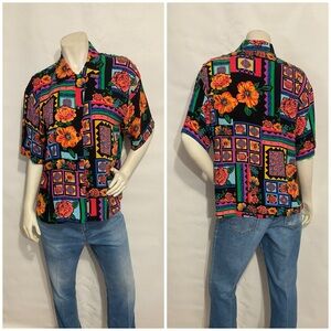 Vintage Mom Shirt Button Down Top